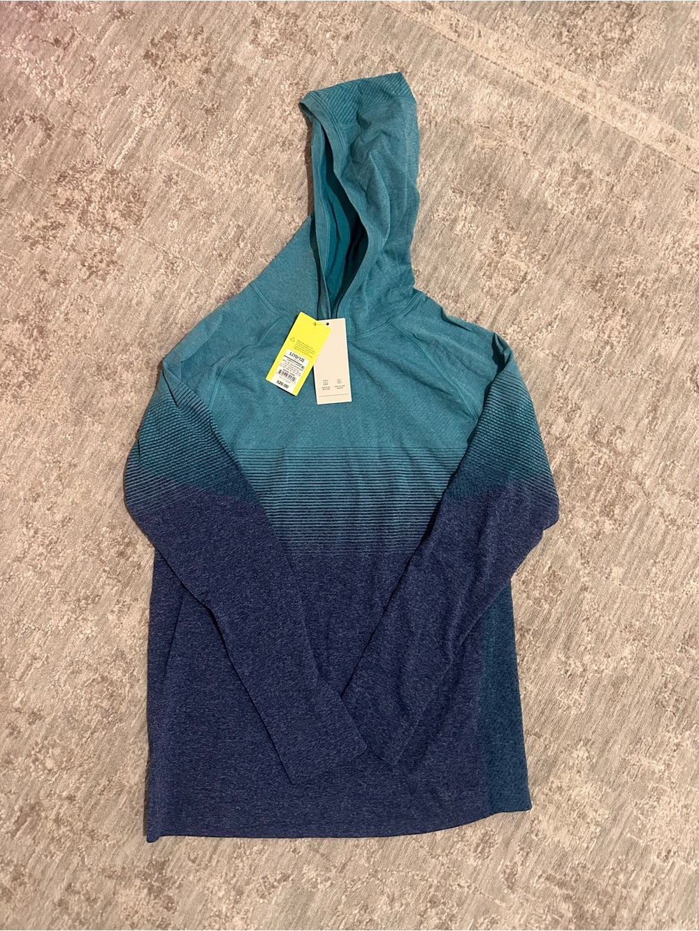 Boy’s Teal-to-Navy All In Motion Very Lightweight Hoodie
